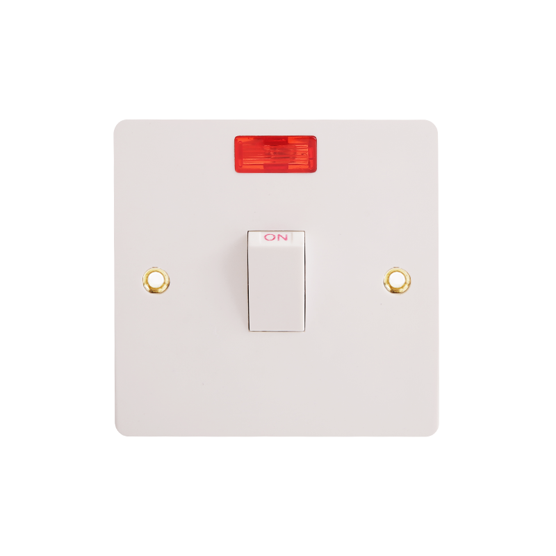 Bakeliet 20A DP Switch met Neon HK6320WN