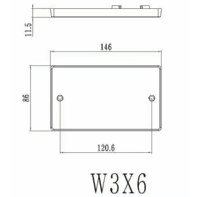 Bakeliet 13A 2-voudig geschakeld stopcontact HK6213W