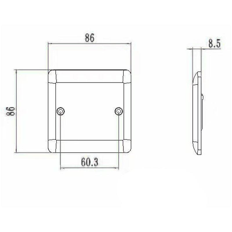 16A Bakeliet 1-voudig multifunctioneel stopcontact HK6116F-UN