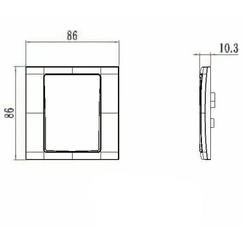 Kunststof 4-voudige 2-weg schakelaar HK6142S