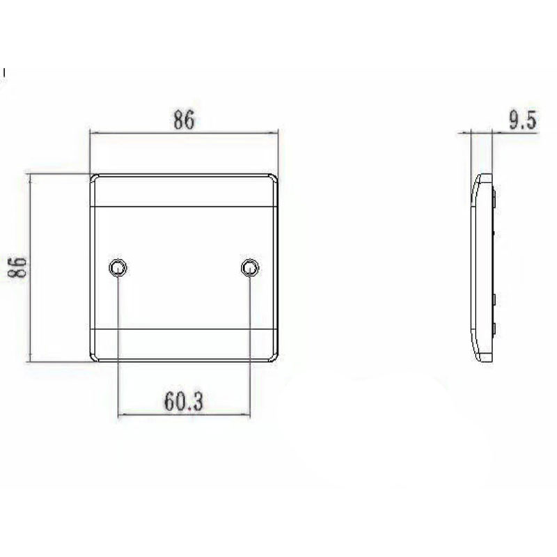 2-voudige 2-weg bakelieten schakelaar HK6122V